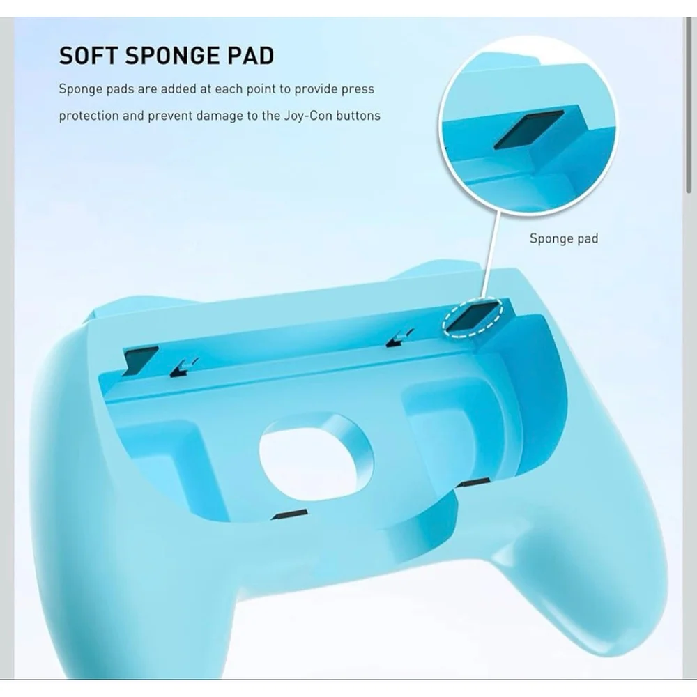 NEW Switch 2 Joy-Con Controller Grips One Size Orange Blue